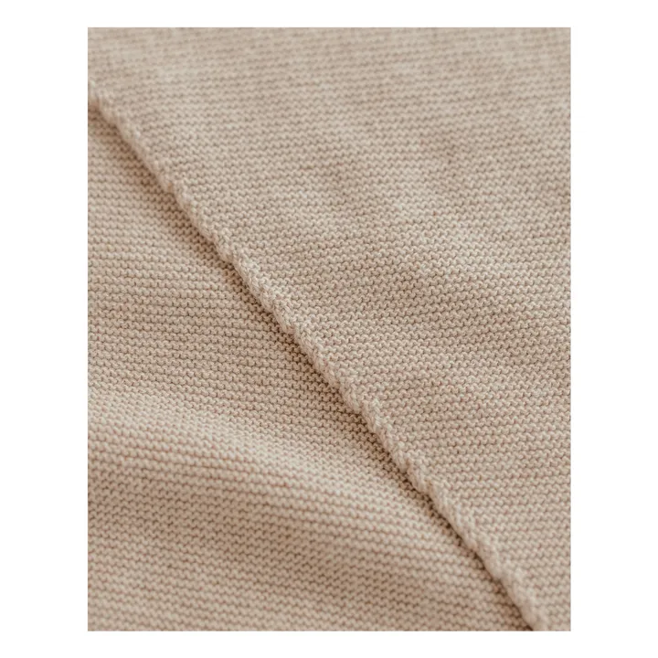 Sciarpa Irlandese SAOL In Lana Merino 100% Con Trifoglio - Uomo, Taglia Unica, Colore Marrone (Naturale)