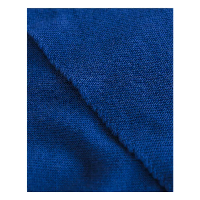 Josephina Wool Merino Scarf | Cobalt