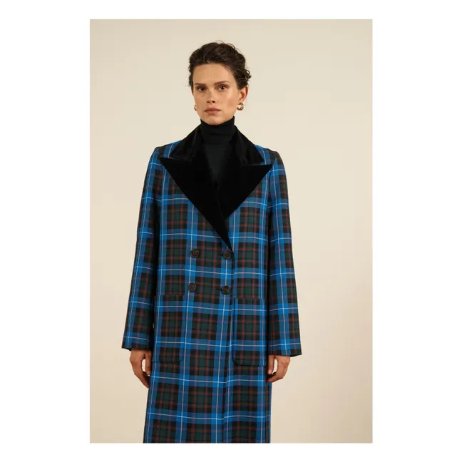 Cesar Carreaux Coat | Blue