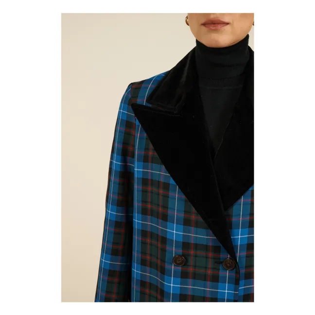 Cesar Carreaux Coat | Blue