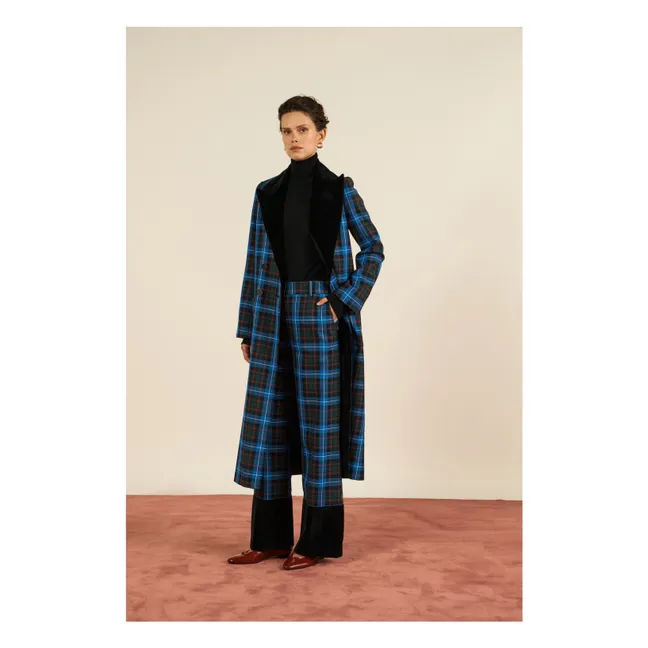 Cesar Carreaux Coat | Blue