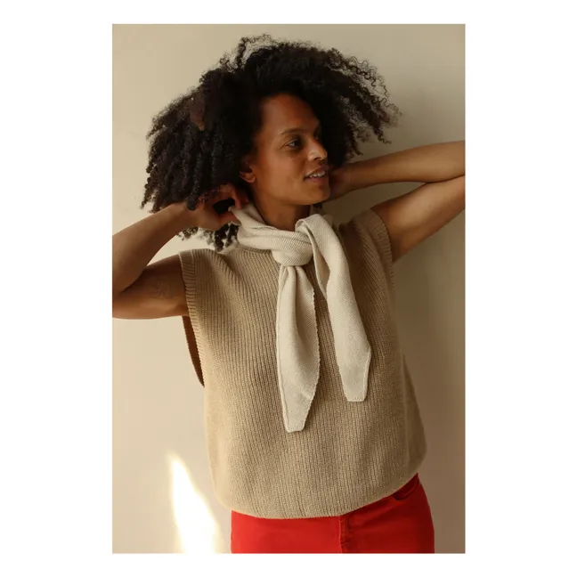 Echarpe Josephina Laine Mérinos | Crème