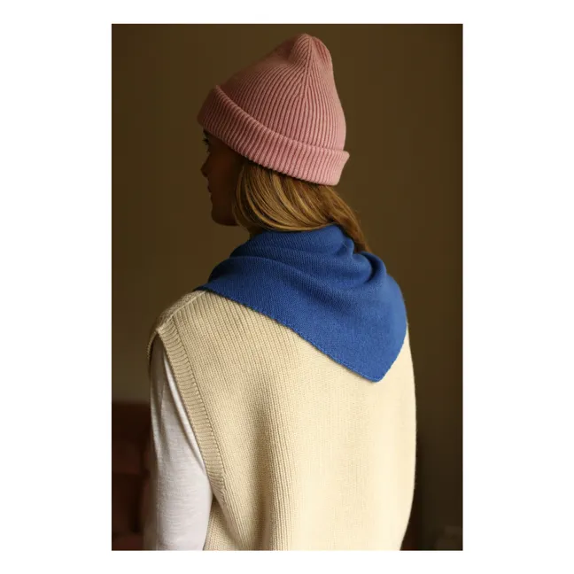 Sciarpa Josephina in lana merino | Cobalto