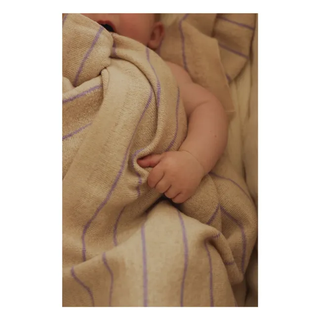 Harry Merino Wool Blanket | Lilac