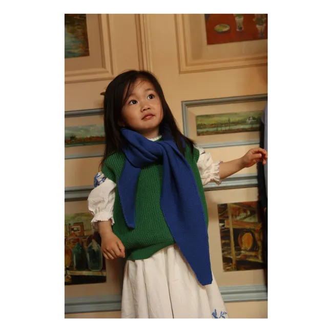 Echarpe Josephina Laine Mérinos | Cobalt