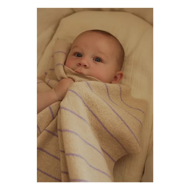 Harry Merino Wool Blanket | Lilac