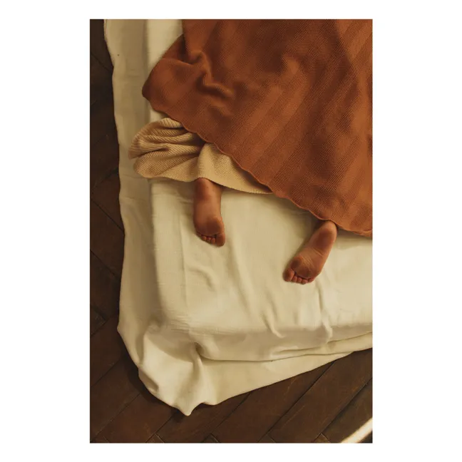 Freddie Merino Wool Blanket | Terracotta