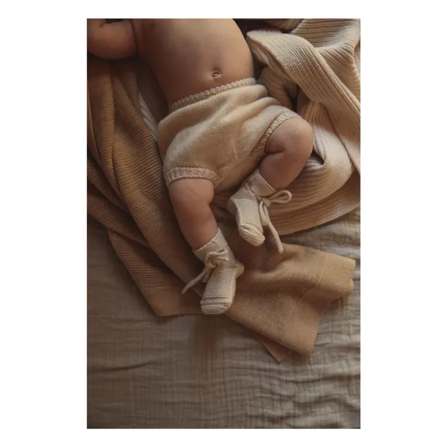 Gust Merino Wool Blanket | Sand