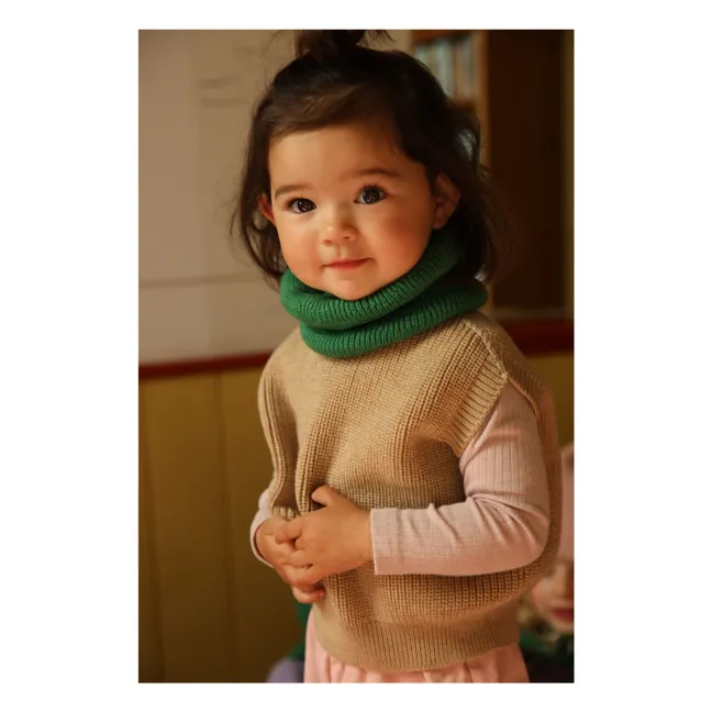 Gigi Merino Wool Snood | Green