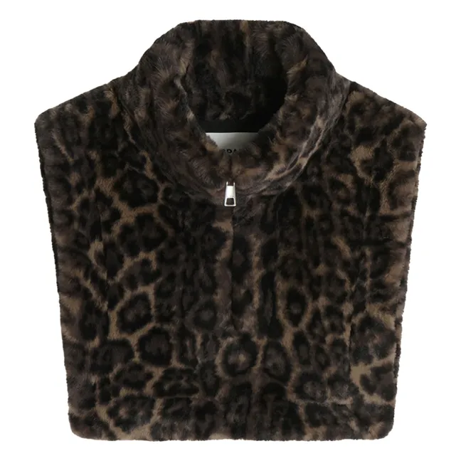 Pettorina Jamie Leopard Fibre riciclate | Marrone