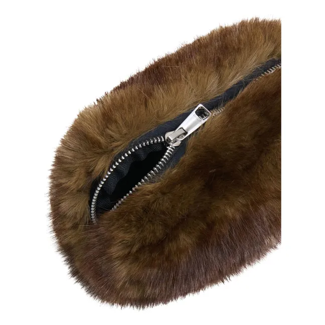 Funda de fibra reciclada Noor Mink | Marrón