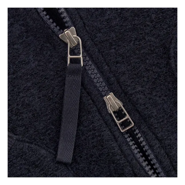 Gilet Zippé Sans Manches | Bleu marine