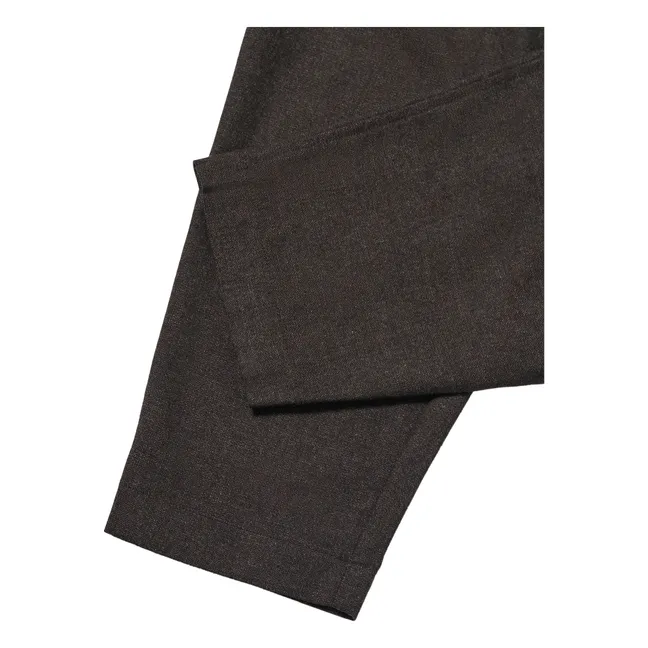 Pantaloni a pieghe Track | Marrone