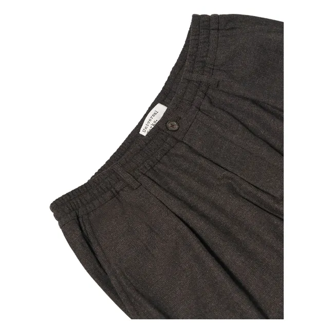 Pantaloni a pieghe Track | Marrone