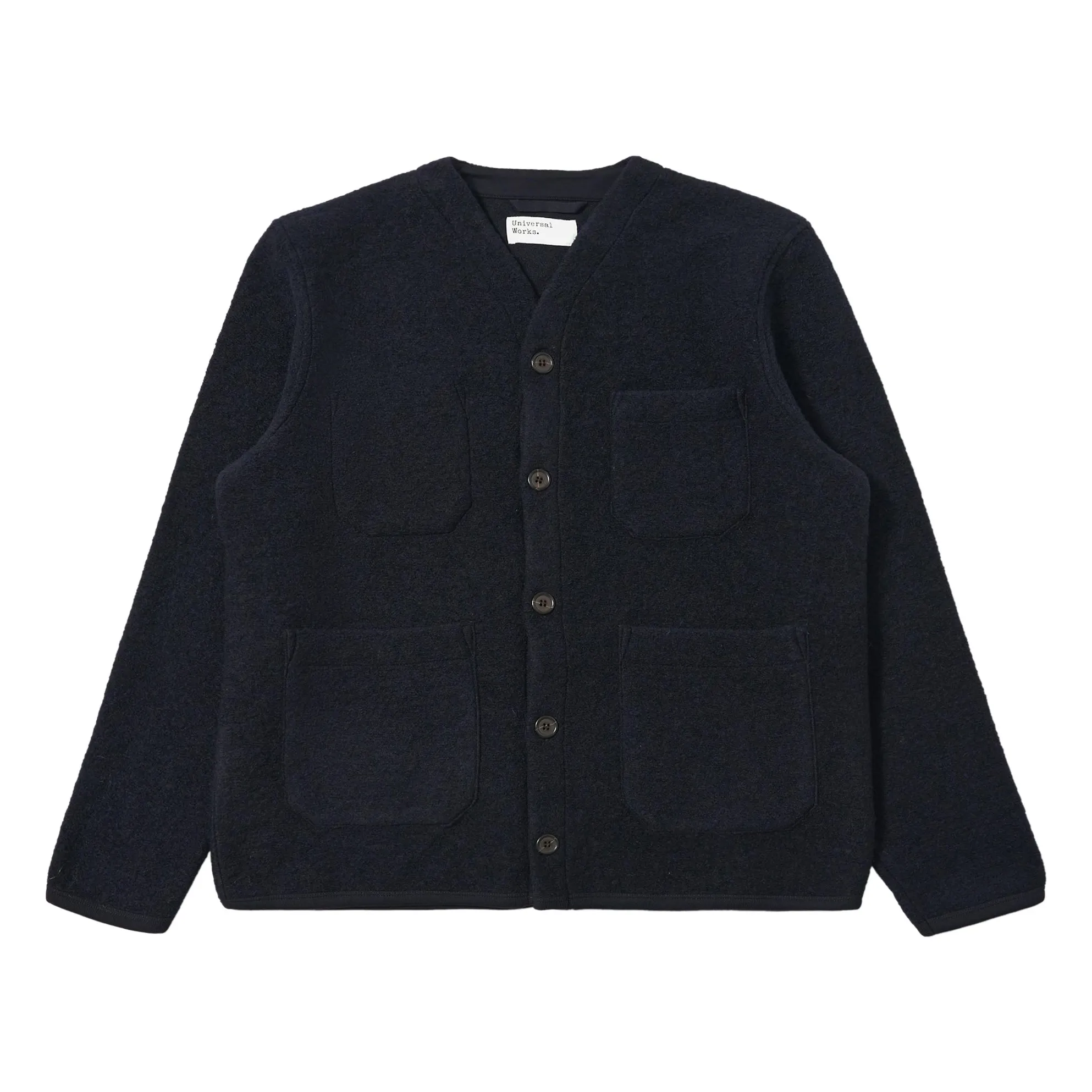 Universal Works Navy Blue Cardigan