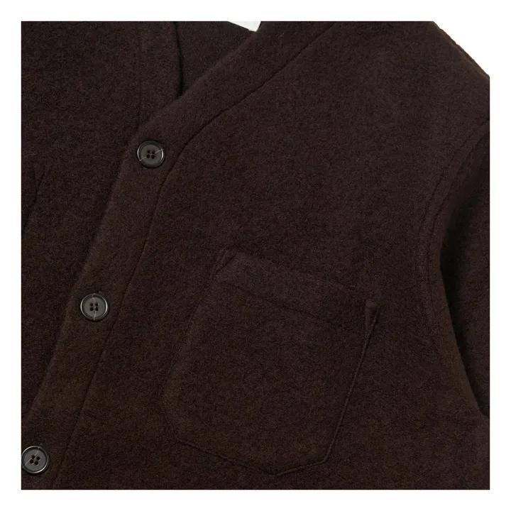 Cardigan | Marron- Image produit n°5