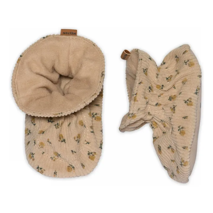 Flower Slippers | Brown- Product image n°0