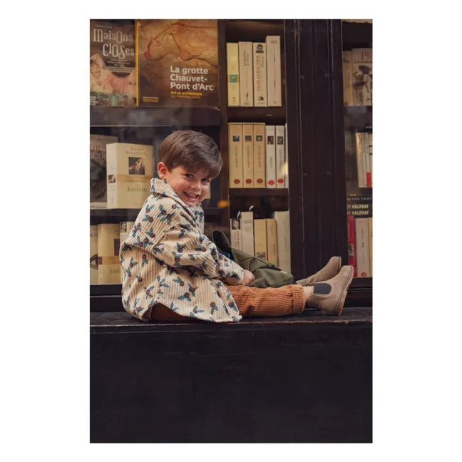 Bottines Bob Jod Zip Velours | Kaki