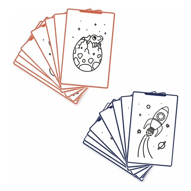 Nachfüllpackung für Kidydraw Mini - Galaxie und Dinosaurier