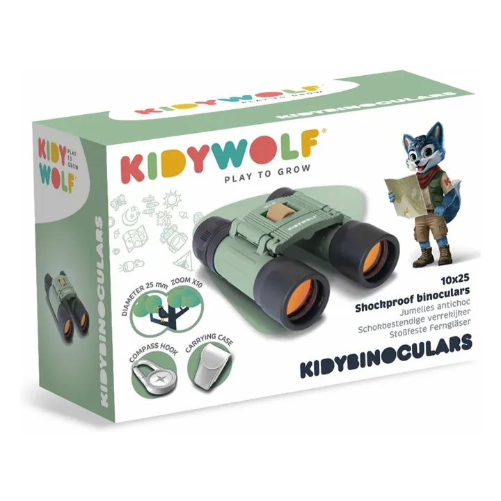Paire de jumelles Kidybinoculars | Sauge- Image produit n°1