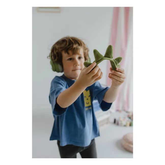 Casque audio Dinosaure | Vert