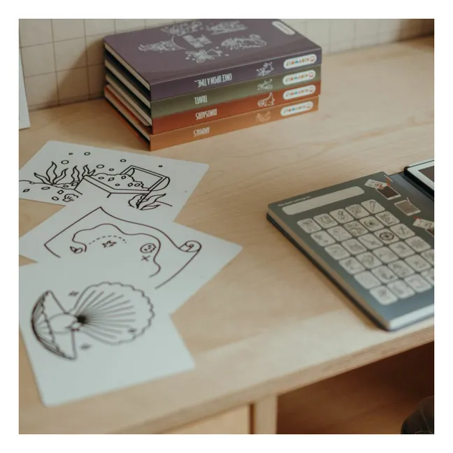 Refill for Kidydraw Mini - Pirates, princesses and wild animals