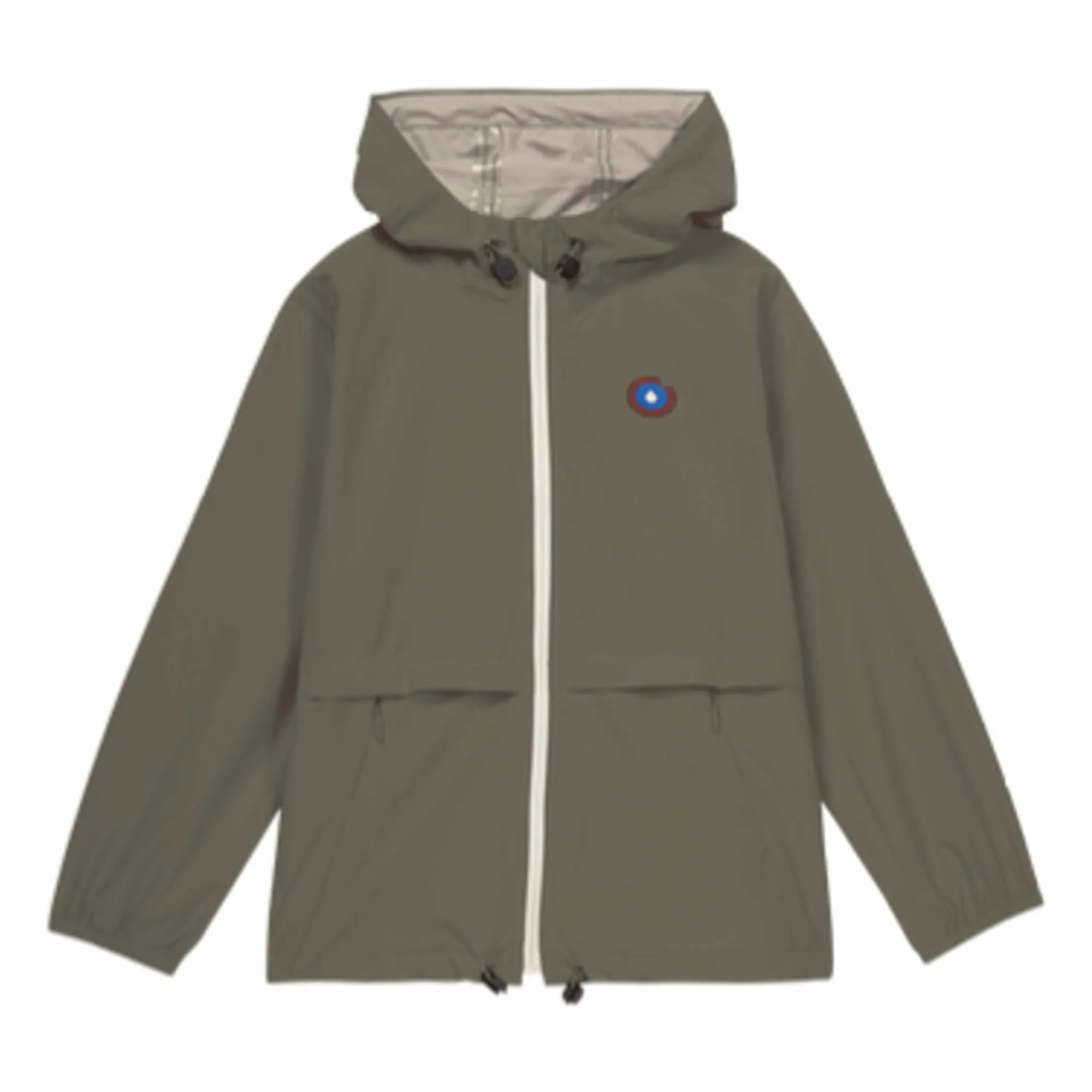 Flotte Girls Khaki Bastille Waterproof Windbreaker Recycled Fiber