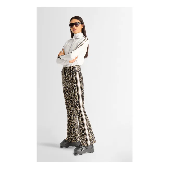 Pantaloni da sci Elancia Leopard Spindle | Marrone chiaro