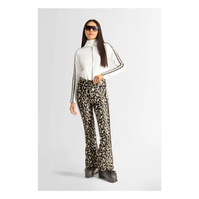 Pantaloni da sci Elancia Leopard Spindle | Marrone chiaro
