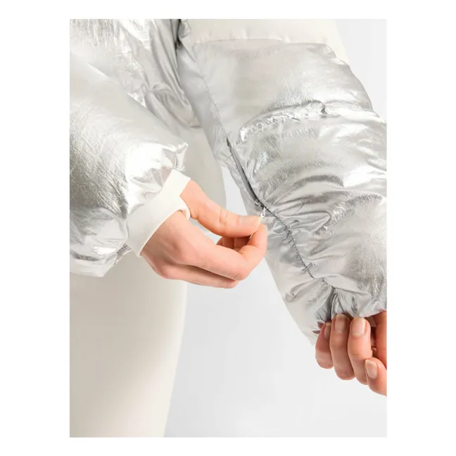 Charloy Metall Skijacke | Silber