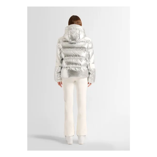 Charloy Metal Ski Jacket | Silver