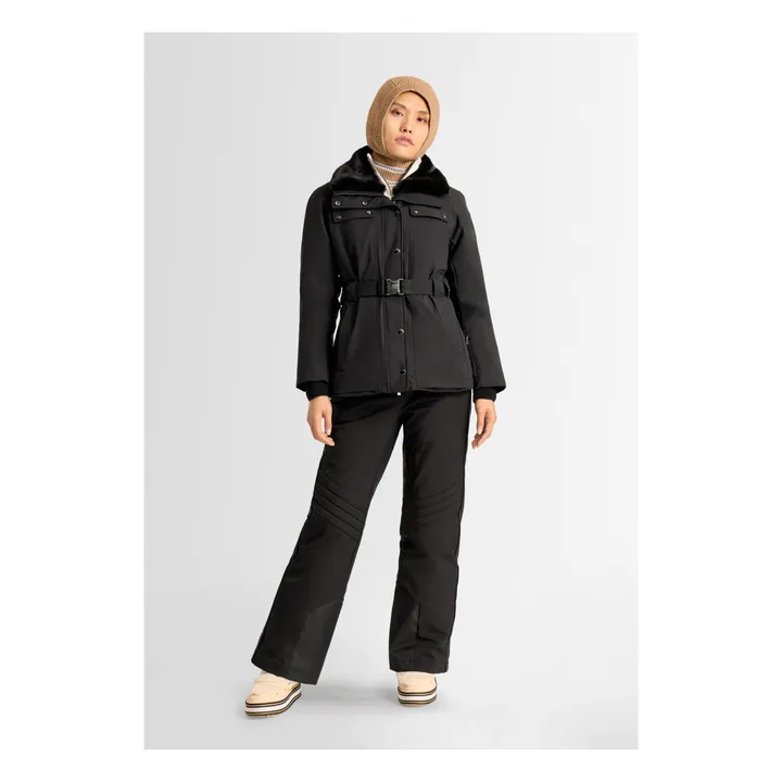 Veste de Ski Dessa | Noir- Image produit n°1