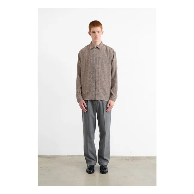 Camicia Blurred Landscape  | Grigio chiné