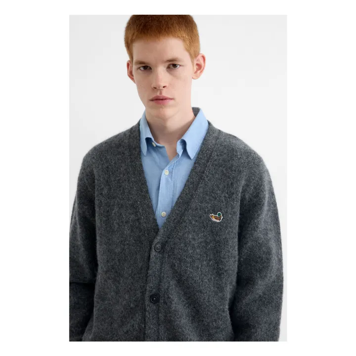 Duck Patch Cardigan | Grey- Product image n°6