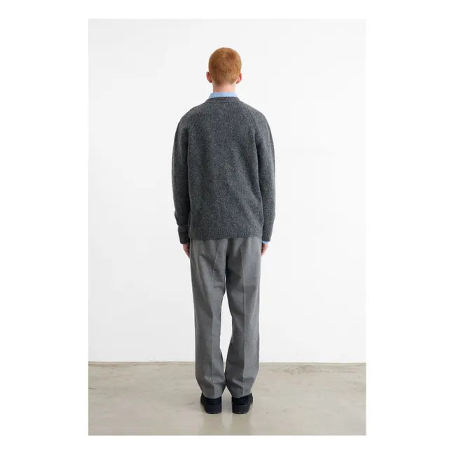 Duck Patch Cardigan | Grey