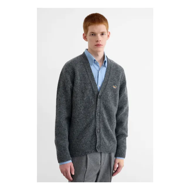 Duck Patch Cardigan | Grey