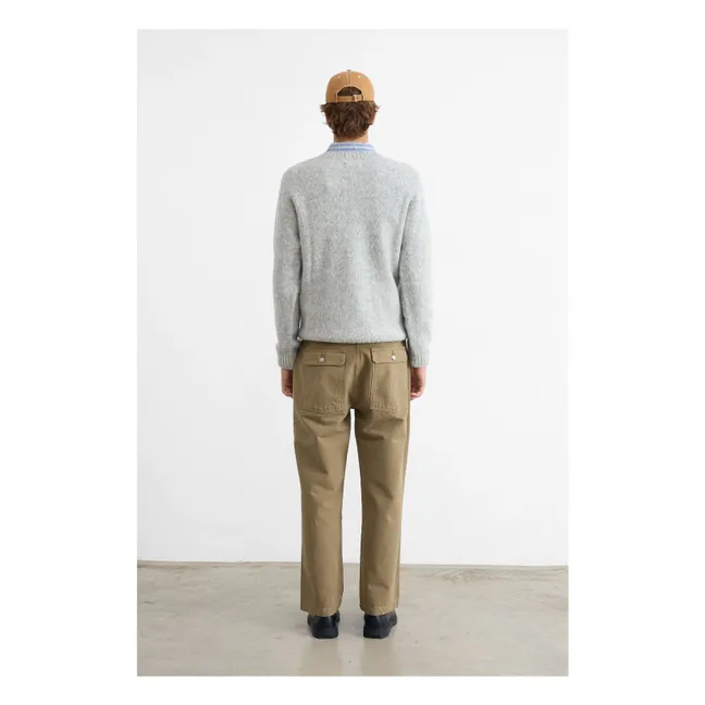 Pull Glasgow | Gris chiné clair