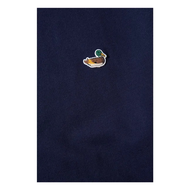 Felpa Duck Patch | Blu marino