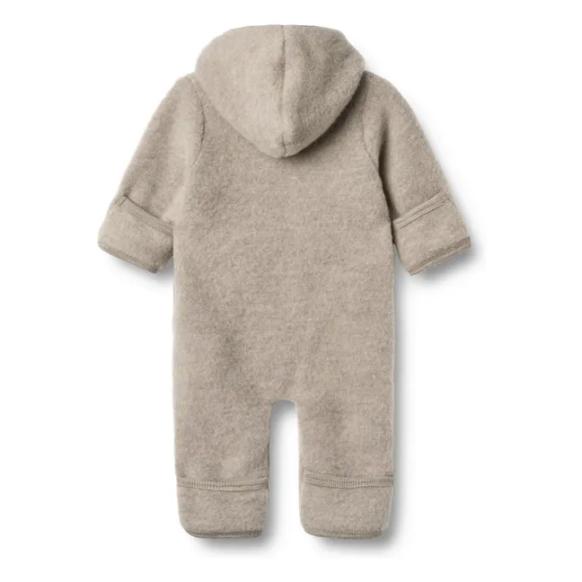 Ata Merino Wool Jumpsuit | Beige