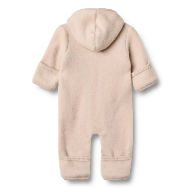 Ata Jumpsuit aus Merinowolle | Puderrosa