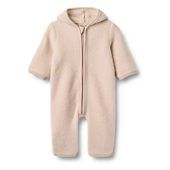 Ata Jumpsuit aus Merinowolle | Puderrosa