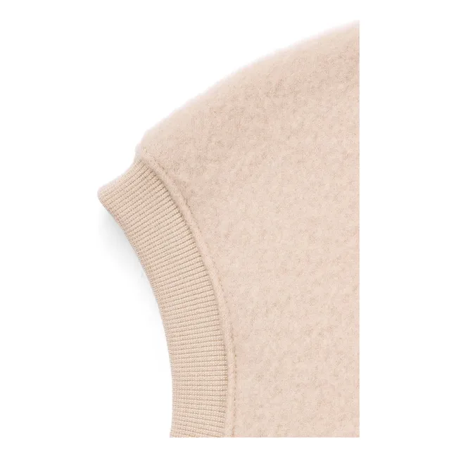 Cagoule Eli Laine Mérinos | Rose poudré