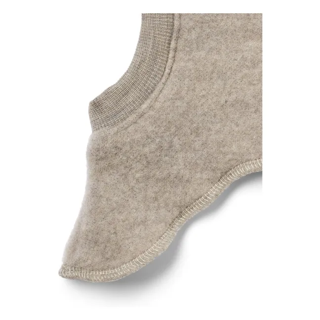 Cagoule Eli Laine Mérinos | Beige