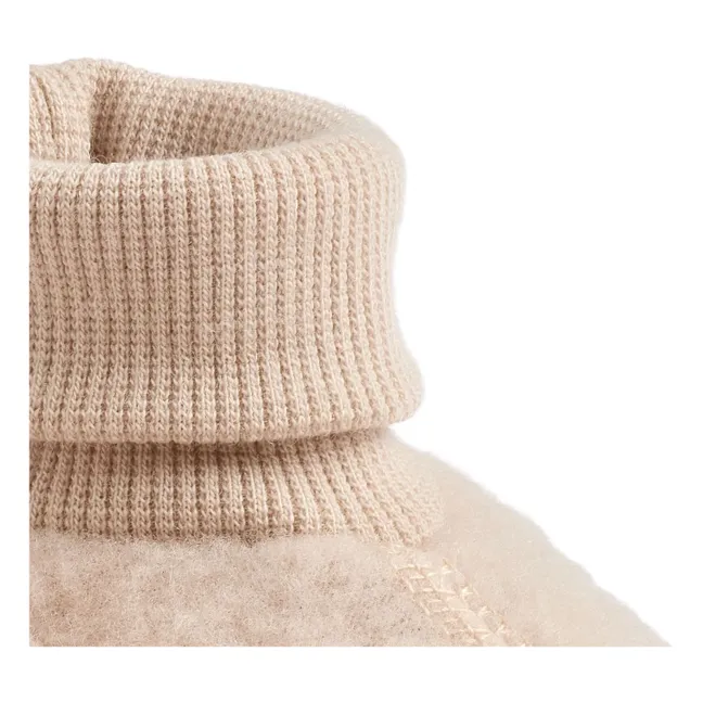 Lei Merino Wool Slippers | Powder pink