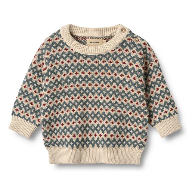 Pull Harlow Jacquard Coton Bio | Beige