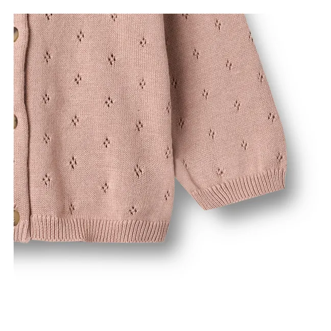 Cardigan Maia in cotone biologico | Rosa