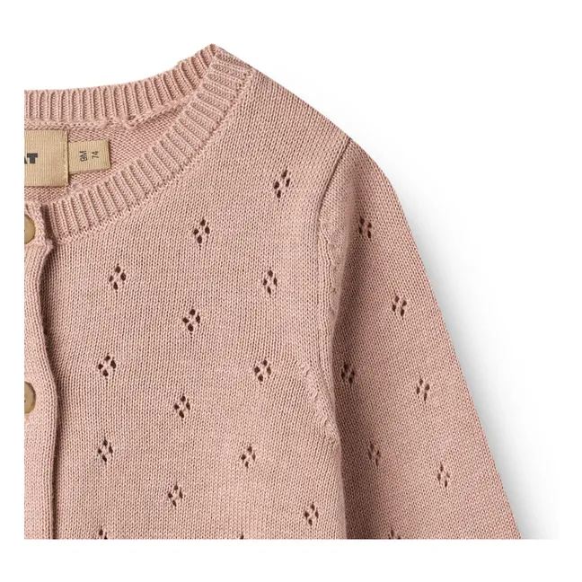 Cardigan Maia in cotone biologico | Rosa