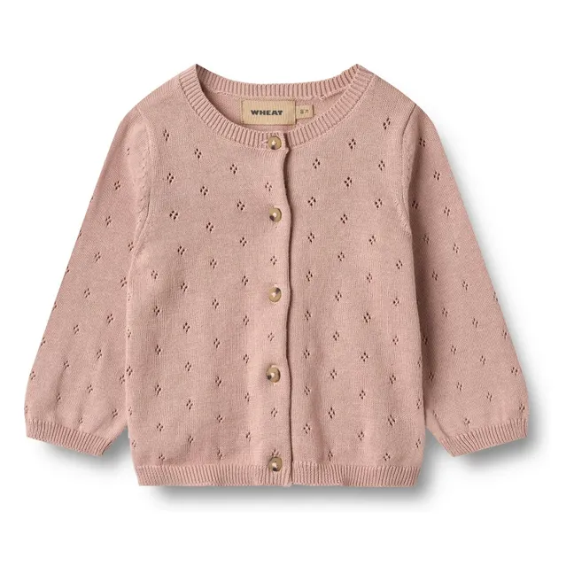 Cardigan Maia in cotone biologico | Rosa