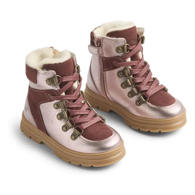 Botas Toni Hiker Tex Piel/Suede | Rosa