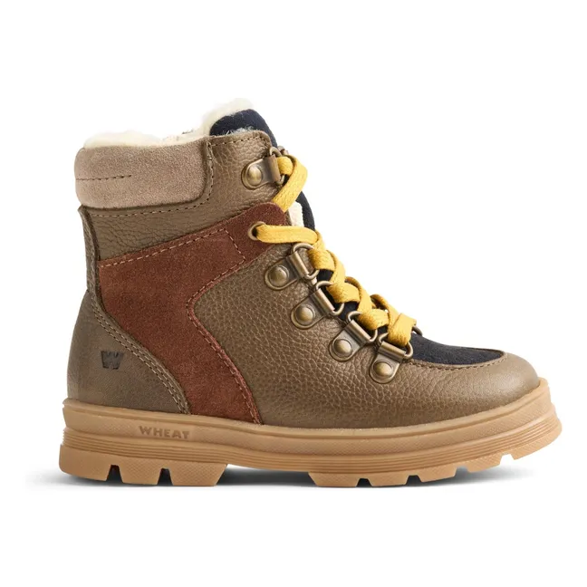 Toni Hiker Tex Leather/Suede Boots | Brown